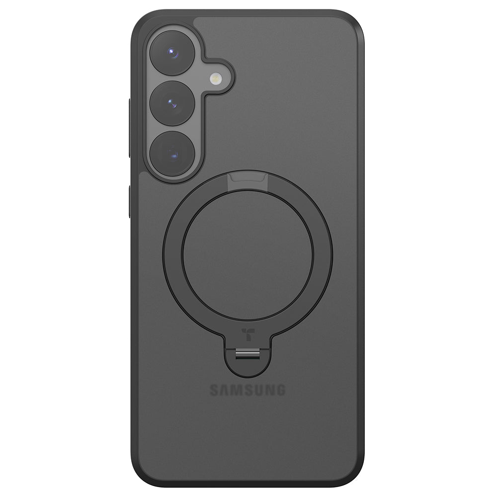 MagSafe Case for Samsung Galaxy S25+ S936, Torras, Ostand Spin, Black