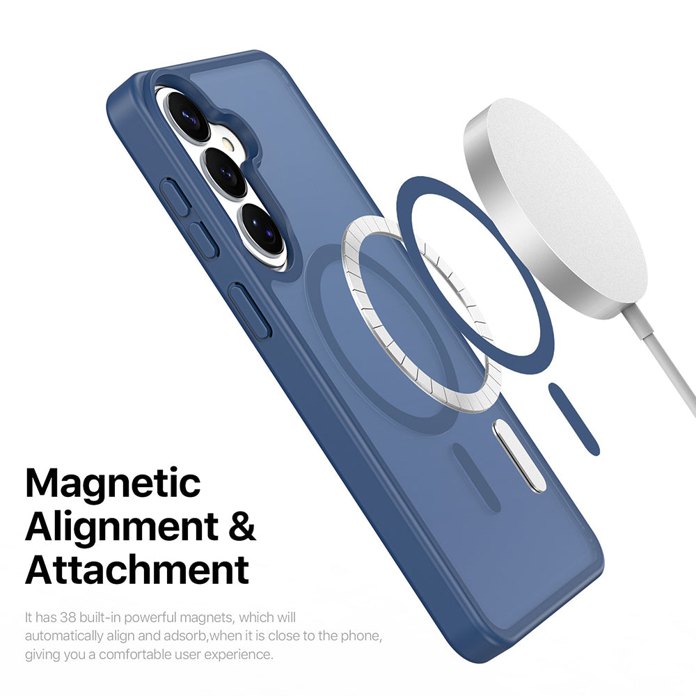 Θήκη MagSafe για Samsung Galaxy S26 S942, DUX DUCIS, Yind, Σκούρο Μπλε
