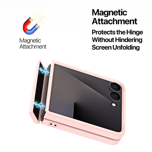 Θήκη MagSafe για Samsung Galaxy Z Flip8 F776, DUX DUCIS, Yind, Ανοιχτό Μωβ