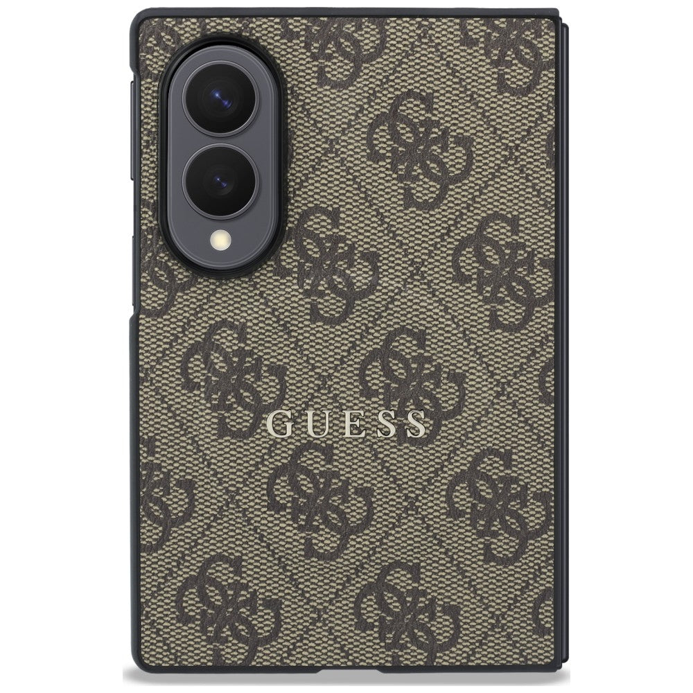 Θήκη MagSafe για Samsung Galaxy Z Fold8 F971, Guess, 4G Leather Classic, Καφέ