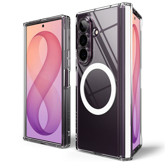 Θήκη MagSafe για Samsung Galaxy Z Fold8 Ultra F976, Ringke, Fusion Flap, Διαφανής