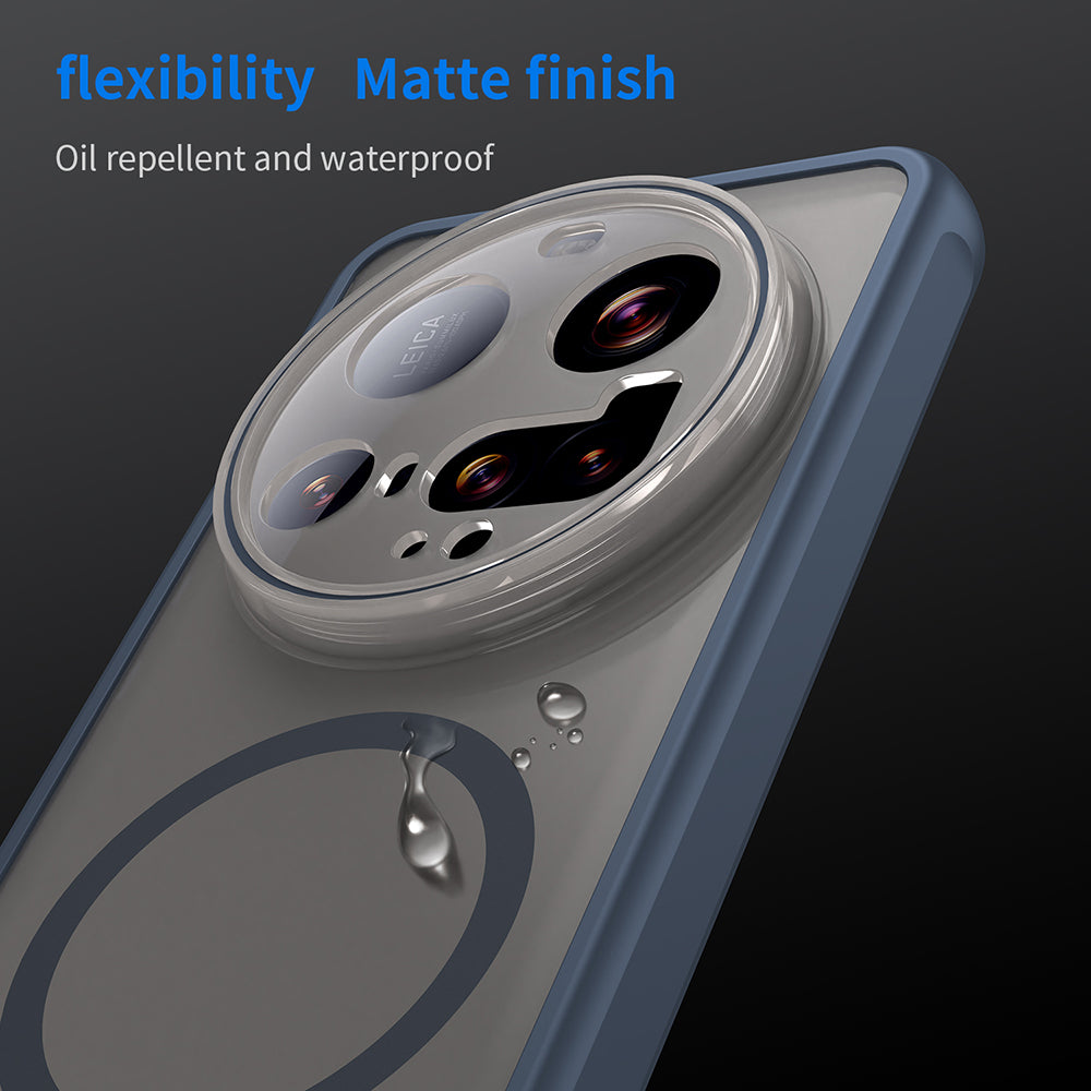 Θήκη MagSafe για Xiaomi 15 Ultra, Techsuit, HaloFrost II, Μπλε Σκούρο