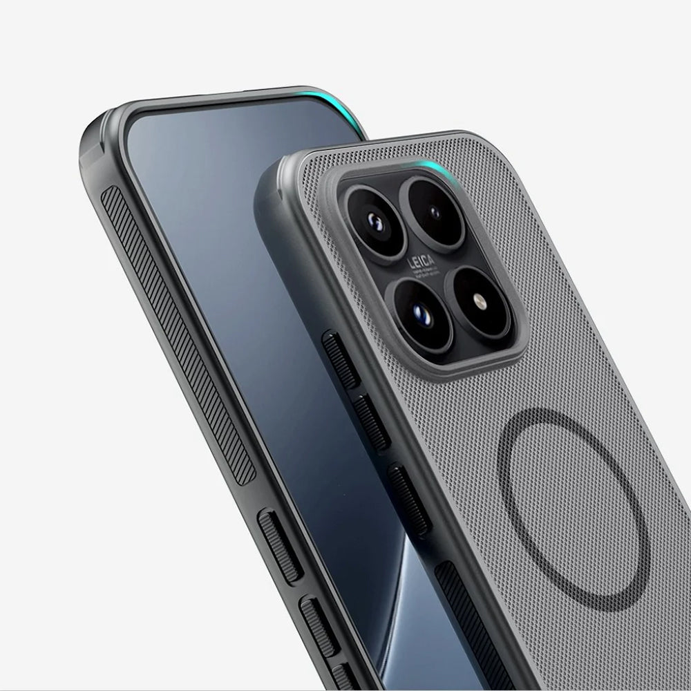 Θήκη MagSafe για Xiaomi 17, Nillkin, Super Shield Pro, Μαύρη Διαφανής