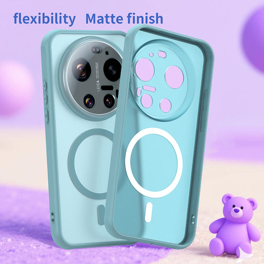Θήκη MagSafe για Xiaomi 17 Ultra, Techsuit, HaloFrost II, Ανοιχτό Πράσινο