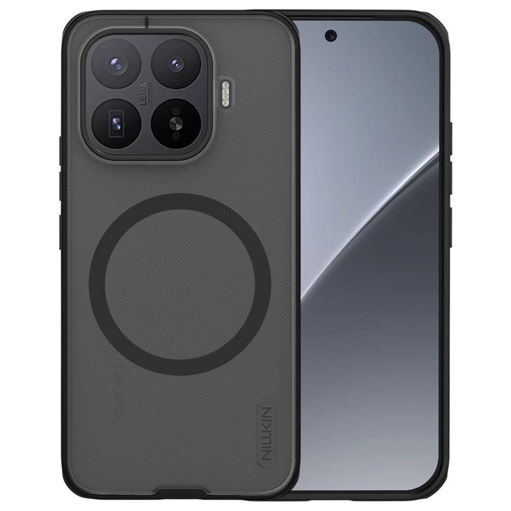 Θήκη MagSafe για Xiaomi 17T, Nillkin, Super Shield Pro, Μαύρη Διαφανής Σατινέ