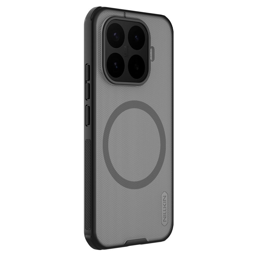 Θήκη MagSafe για Xiaomi 17T, Nillkin, Super Shield Pro, Μαύρη Διαφανής Σατινέ