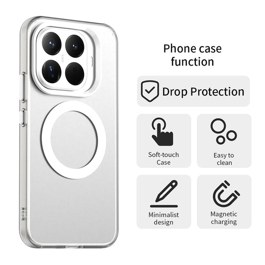 Θήκη MagSafe για Xiaomi 17T Pro, Techsuit, CandyCase, Λευκό
