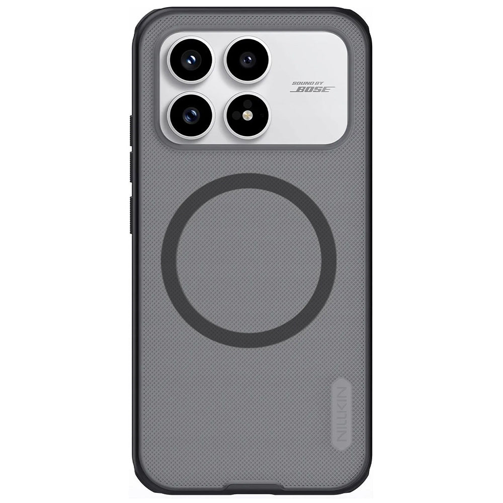 Θήκη MagSafe για Xiaomi Poco F8 Pro, Nillkin, Super Shield Pro, Μαύρη Διαφανής Ματ