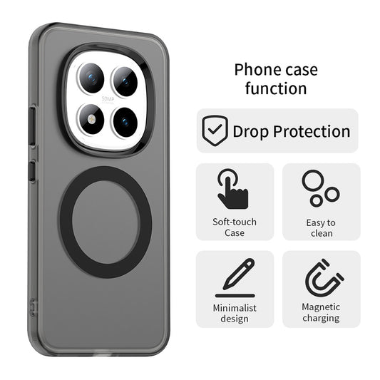 Θήκη MagSafe για Xiaomi Poco M8 Pro / Redmi Note 15 Pro+ 5G, Techsuit, CandyCase, Μαύρη