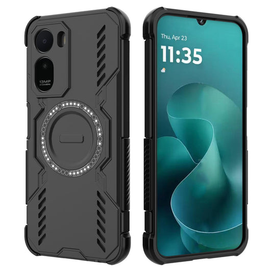 Θήκη MagSafe για Xiaomi Redmi A7 Pro 4G, Techsuit, ArmorMag, Μαύρο