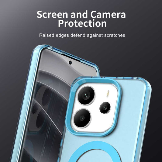 Θήκη MagSafe για Xiaomi Redmi Note 14 5G, Techsuit, CandyCase, Μπλε