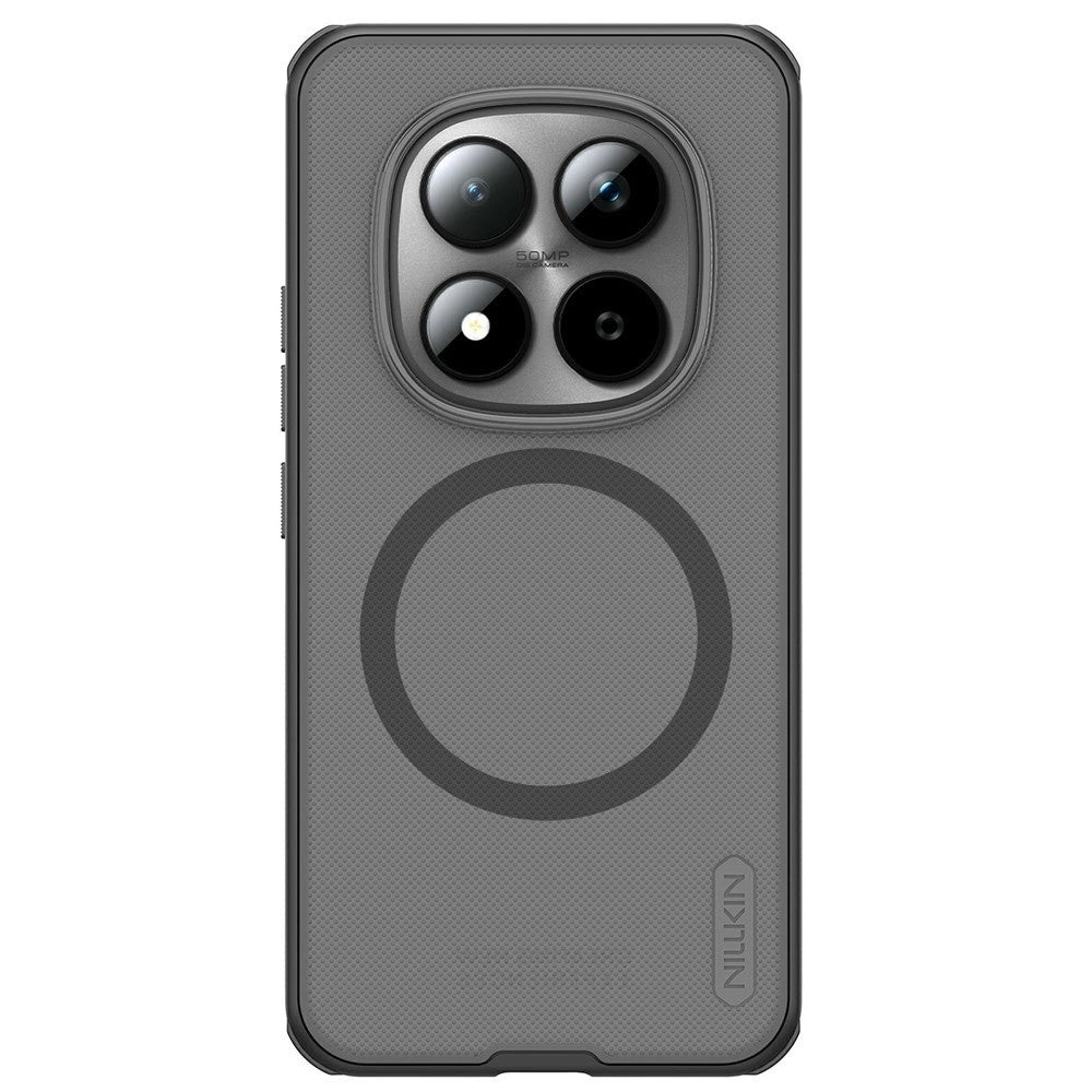 Θήκη MagSafe για Xiaomi Redmi Note 15 Pro+ 5G, Nillkin, Super Shield Pro, Μαύρη Διαφανής Σατινέ