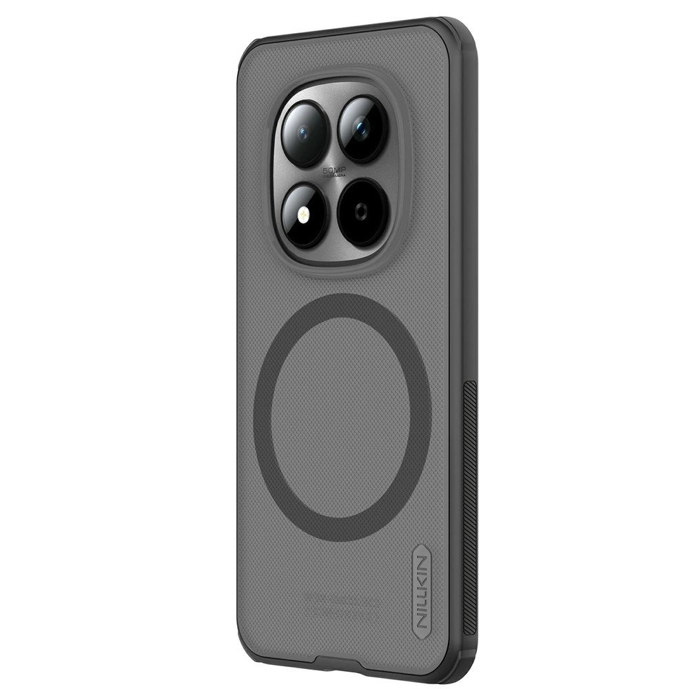 Θήκη MagSafe για Xiaomi Redmi Note 15 Pro+ 5G, Nillkin, Super Shield Pro, Μαύρη Διαφανής Σατινέ