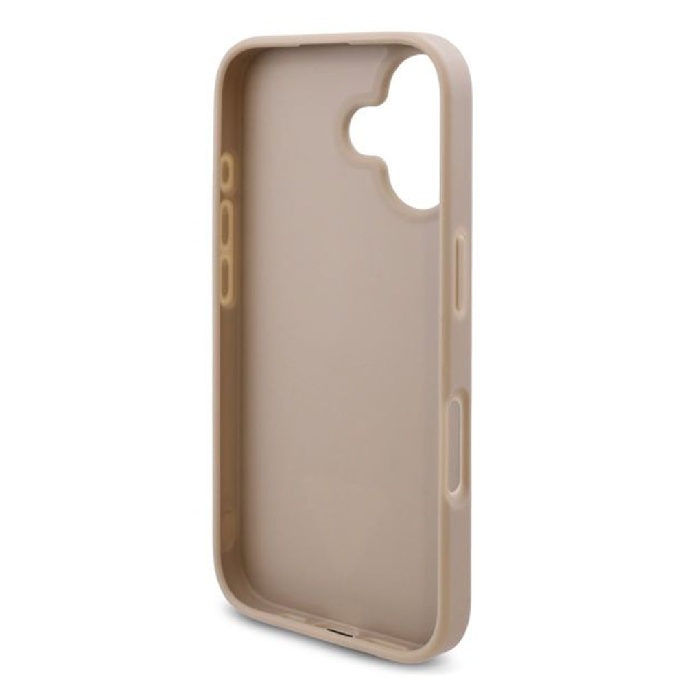 Θήκη για Apple iPhone 16 Plus, Guess, 4G Triangle Logo, Λευκή