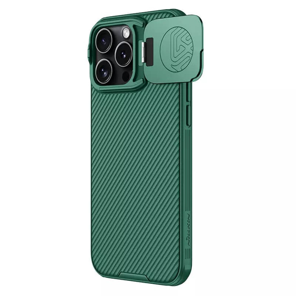 Θήκη για Apple iPhone 16 Pro, Nillkin, CamShield Prop, Πράσινο