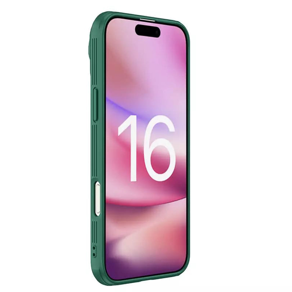 Θήκη για Apple iPhone 16 Pro, Nillkin, CamShield Prop, Πράσινο