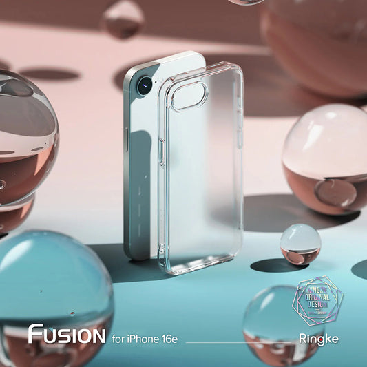 Θήκη για Apple iPhone 17e / 16e, Ringke, Fusion, Ματ Διαφανής