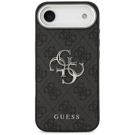 Θήκη για Apple iPhone 17 Air, Guess, Big 4G Logo Classic, Μαύρη Ασημί