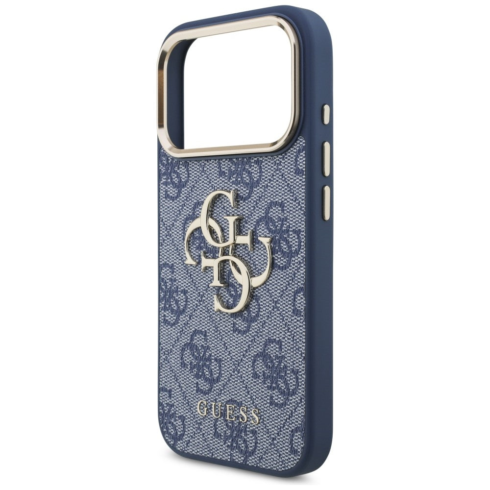Θήκη για Apple iPhone 18 Pro / 17 Pro, Guess, 4G Big Classic Logo, Μπλε
