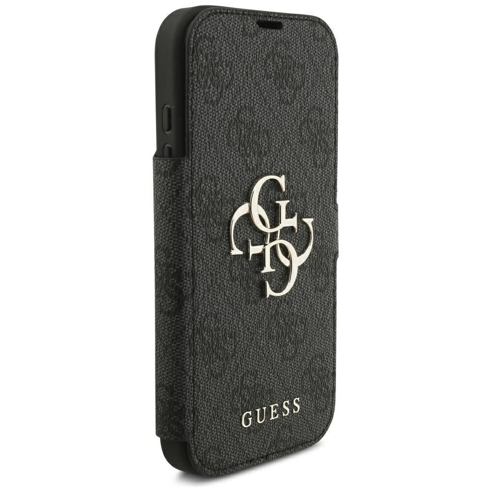 Θήκη για Apple iPhone 18 Pro / 17 Pro, Guess, 4G Μεταλλικό Λογότυπο, Μαύρη