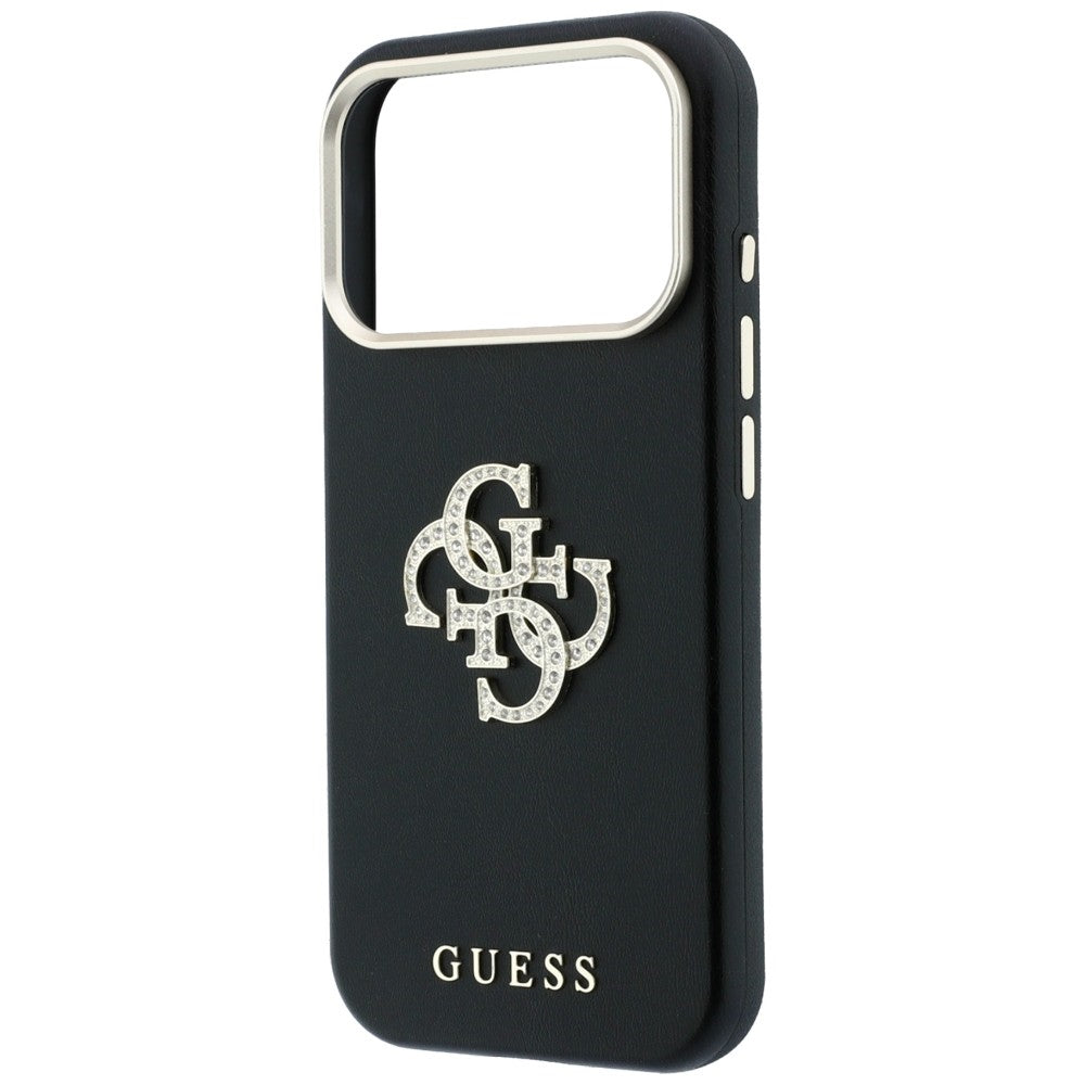 Θήκη για Apple iPhone 18 Pro / 17 Pro, Guess, Smooth Big Strass Logo, Βυσσινί