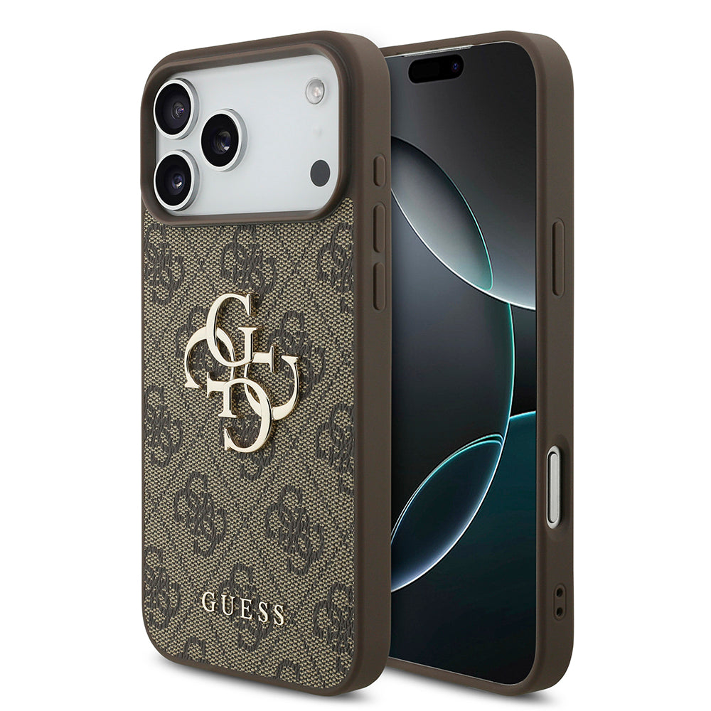 Θήκη για Apple iPhone 18 Pro Max / 17 Pro Max, Guess, 4G Big Logo, Καφέ