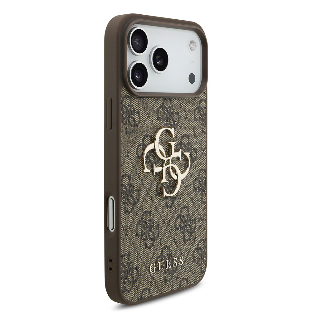 Θήκη για Apple iPhone 18 Pro Max / 17 Pro Max, Guess, 4G Big Logo, Καφέ