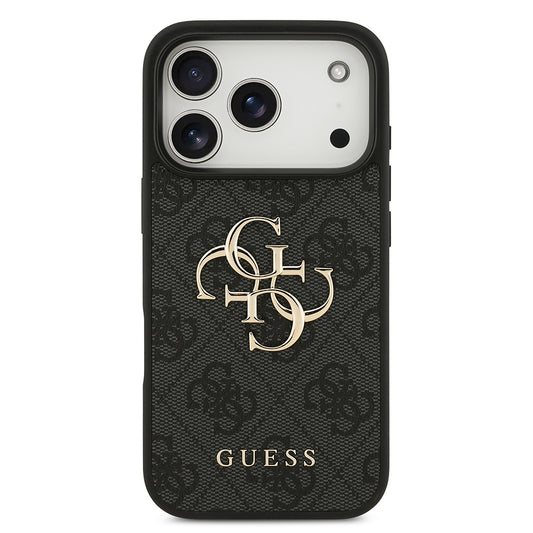 Θήκη για Apple iPhone 18 Pro Max / 17 Pro Max, Guess, 4G Big Logo, Μαύρη