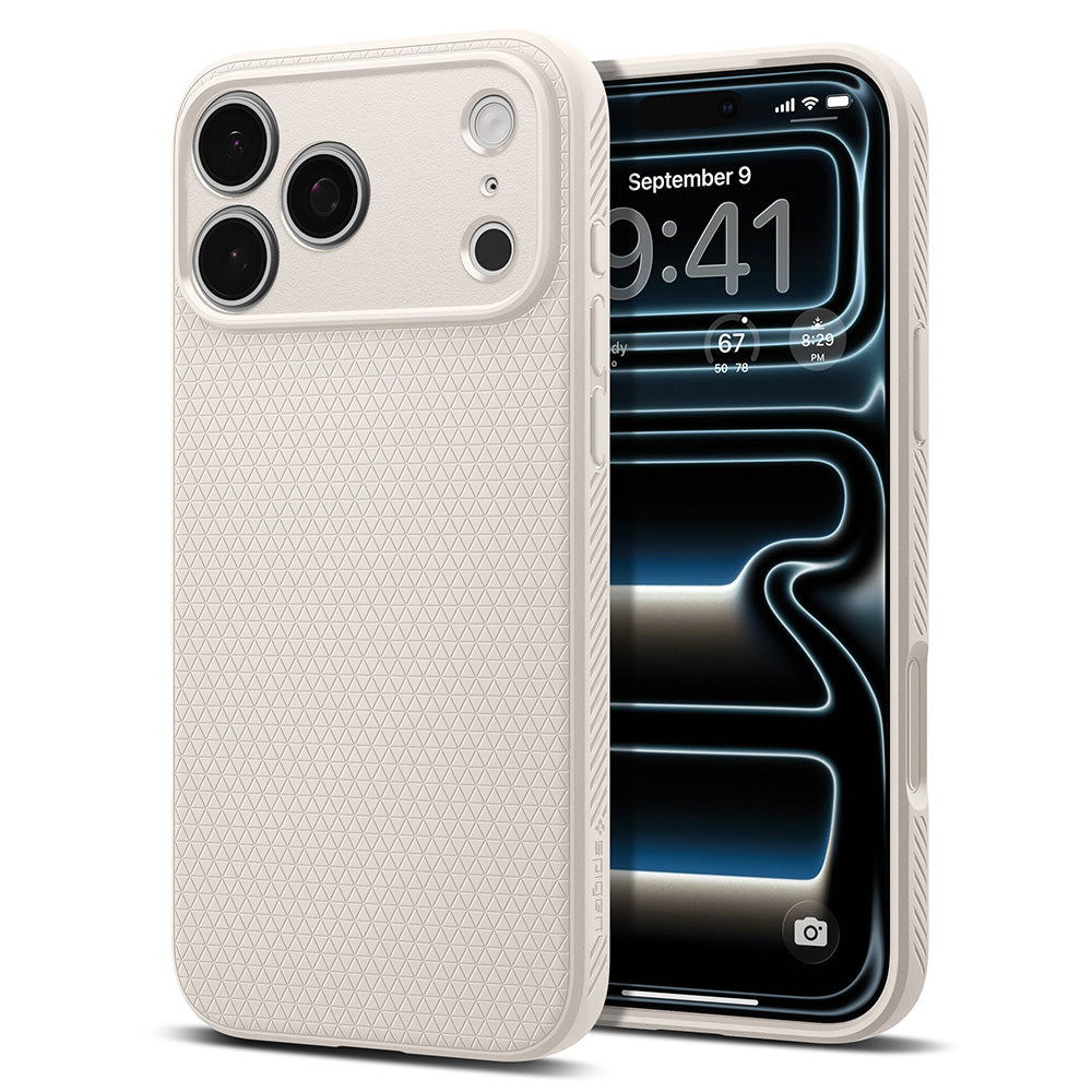 Θήκη για Apple iPhone 18 Pro Max / 17 Pro Max, Spigen, Liquid Air, Μπεζ ACS12114