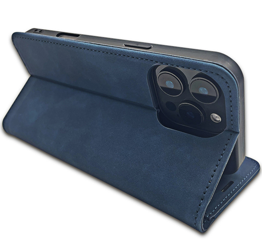 Θήκη για Honor 400 Lite, OEM, Smart Suede, Μπλε σκούρο