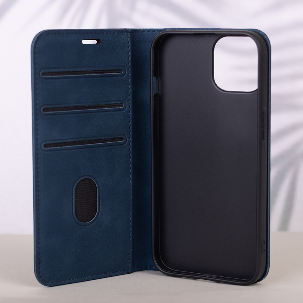 Θήκη για Honor 400 Lite, OEM, Smart Suede, Μπλε σκούρο