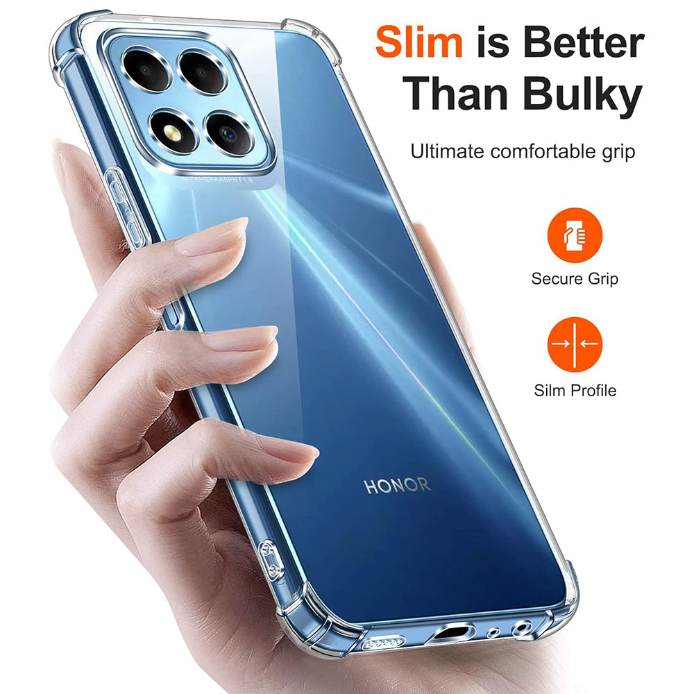 Θήκη για Honor 70 Lite / X6 / X8 5G, Techsuit, Ανθεκτική σε Κρούσεις Διαφανής, Διάφανη