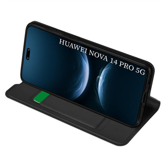 Θήκη για Huawei nova 14 Pro, Techsuit, Magskin Book, Μαύρη