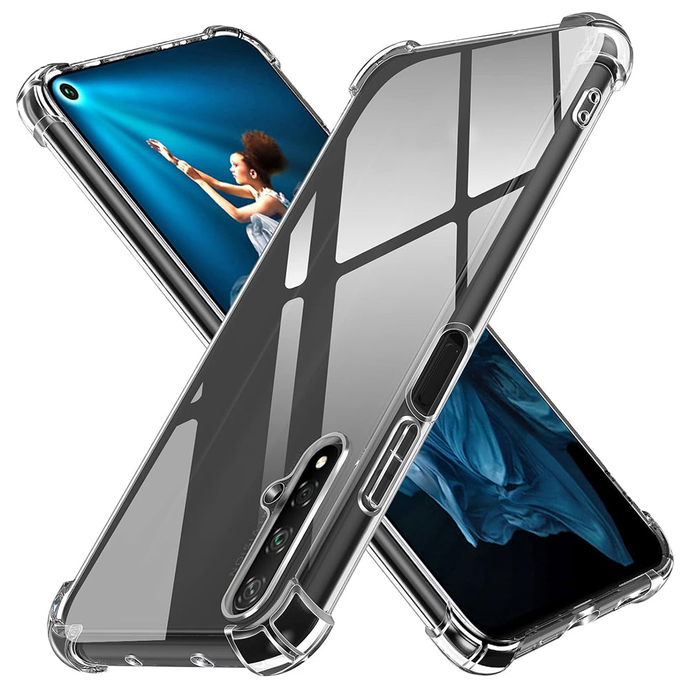 Θήκη για Huawei nova 5T / Honor 20, Techsuit, Ανθεκτική σε Κρούσεις Διαφανής, Διάφανη