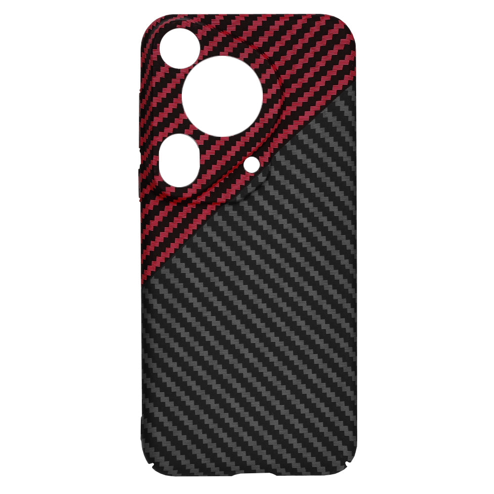 Θήκη για Huawei Pura 70 Ultra, Techsuit, Carbonite FiberShell, Μαύρο Κόκκινο