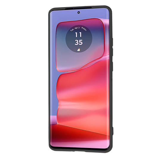 Θήκη για Motorola Edge 50 Pro, Techsuit, SoftFlex, Μαύρη