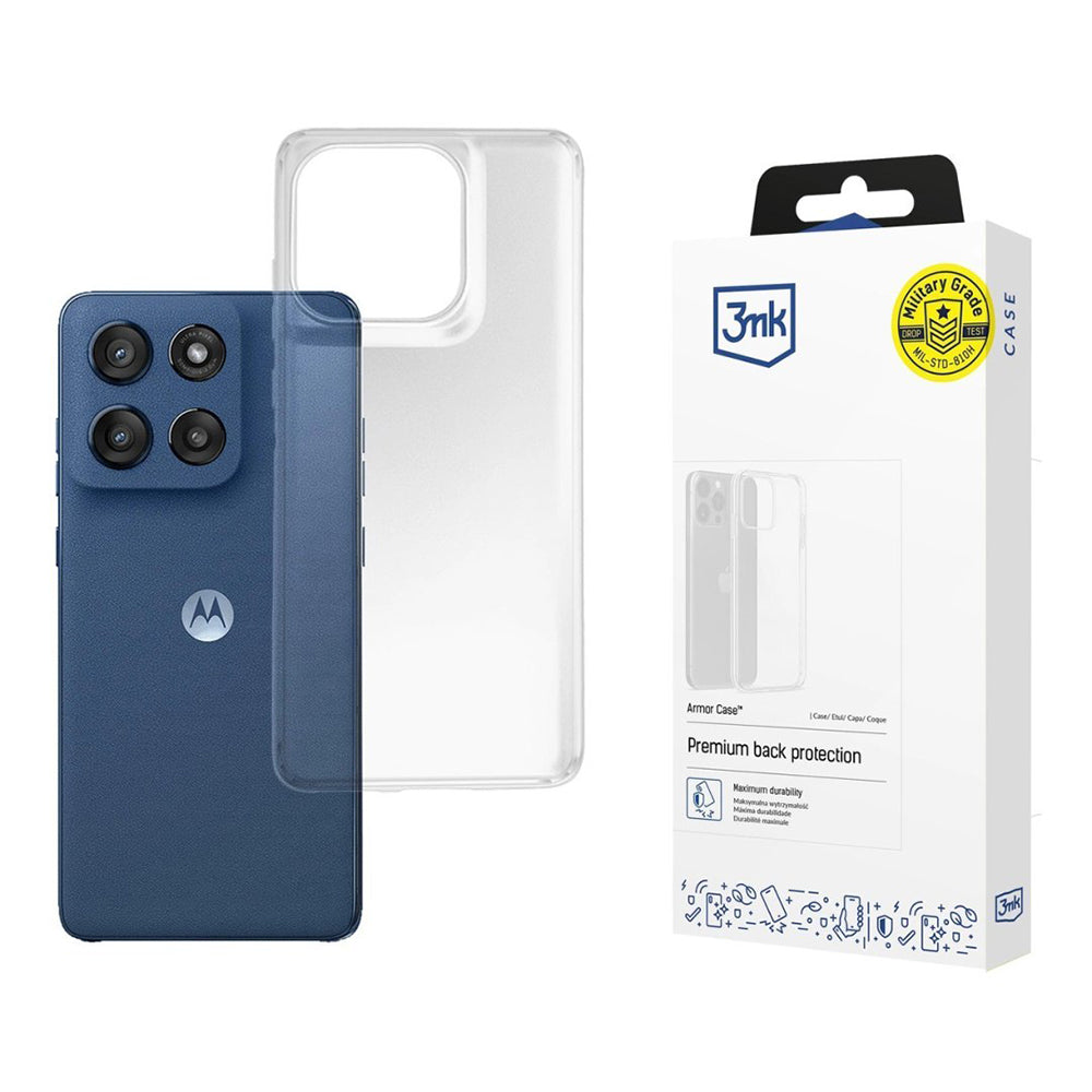 Case for Motorola Edge 60, 3MK, Armor, Transparent