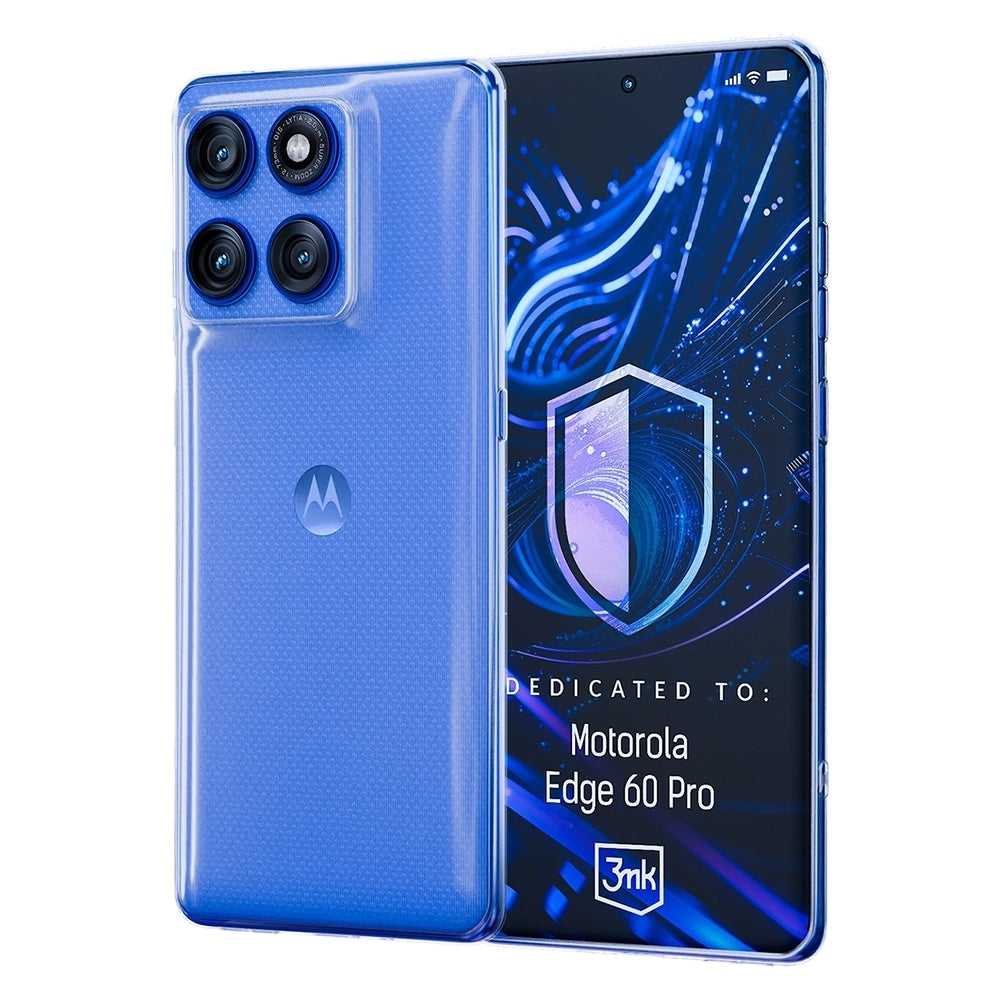 Case for Motorola Edge 60 Pro, 3MK, Clear, Transparent