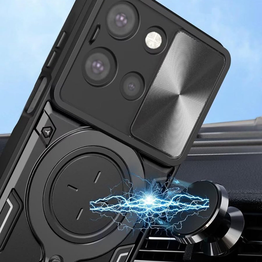 Case for Motorola Edge 70 Fusion, Techsuit, CamGuard Pro, Black