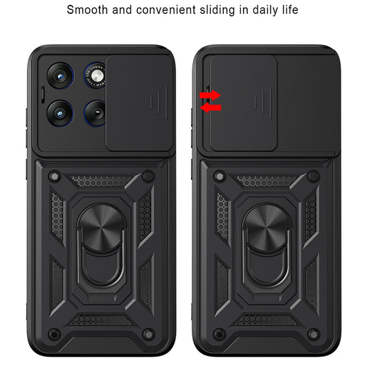 Θήκη για Motorola Edge 70 Fusion, Techsuit, CamShield, Μαύρη