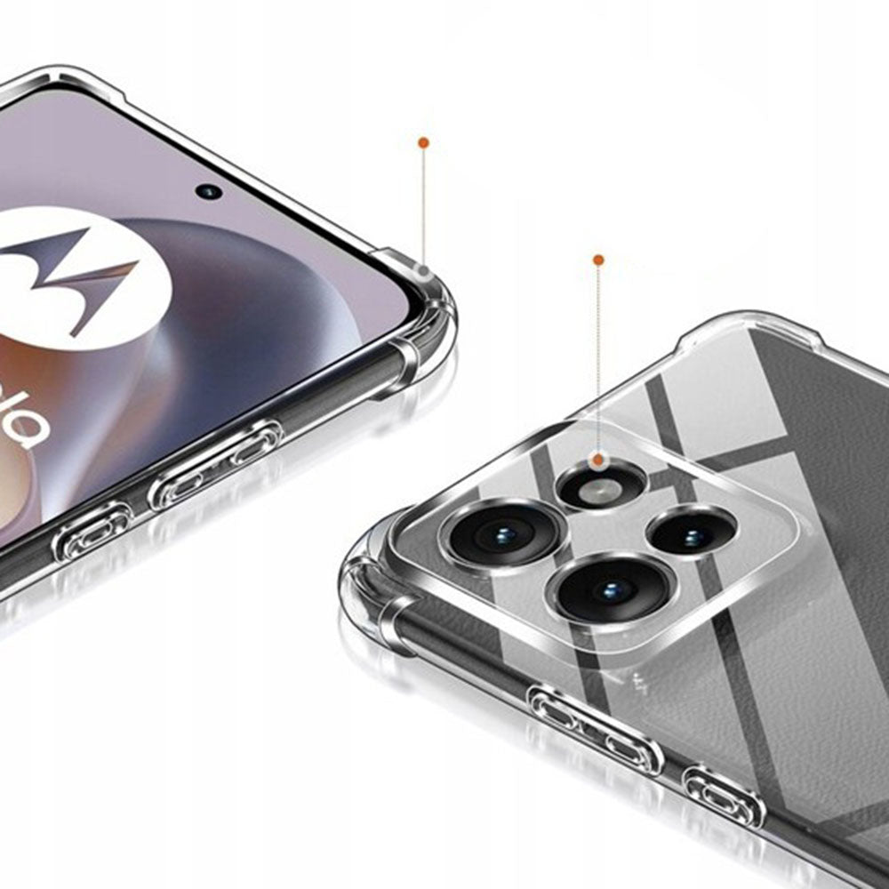 Θήκη για Motorola Edge 70 Fusion, Techsuit, Shockproof Clear, Διαφανής