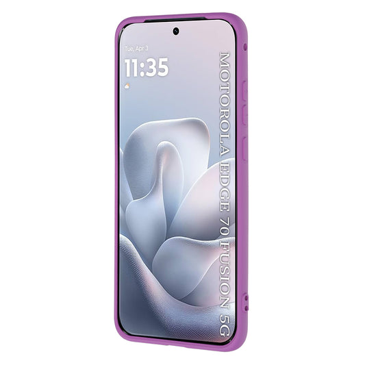 Θήκη για Motorola Edge 70 Fusion, Techsuit, SoftFlex, Μωβ