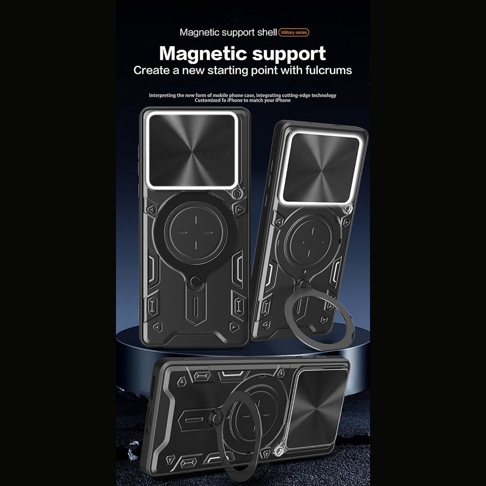Case for Motorola Edge 70 Pro, Techsuit, CamGuard Pro, Black