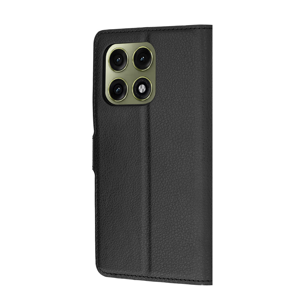 Θήκη για Motorola Edge 70 Pro, Techsuit, Leather Folio, Μαύρη