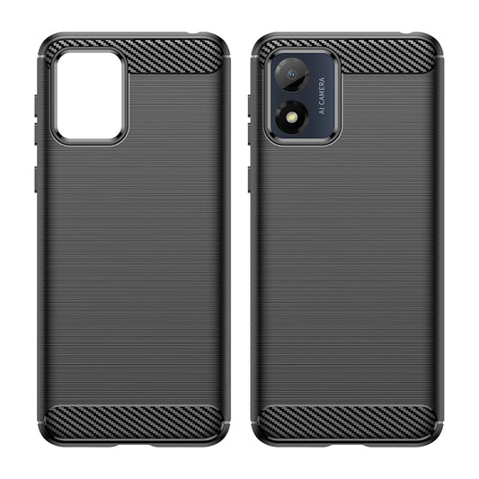 Θήκη για Motorola Moto E13, Techsuit, Carbon, Μαύρο