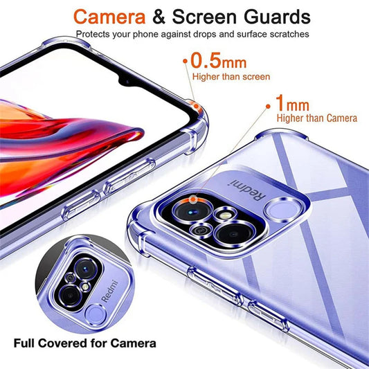 Θήκη για Motorola Moto E13, Techsuit, Ανθεκτική σε Κρούσεις Διαφανής, Διάφανη