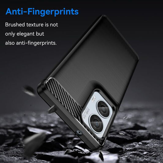 Θήκη για Motorola Moto E15 / G05, Techsuit, Carbon, Μαύρο
