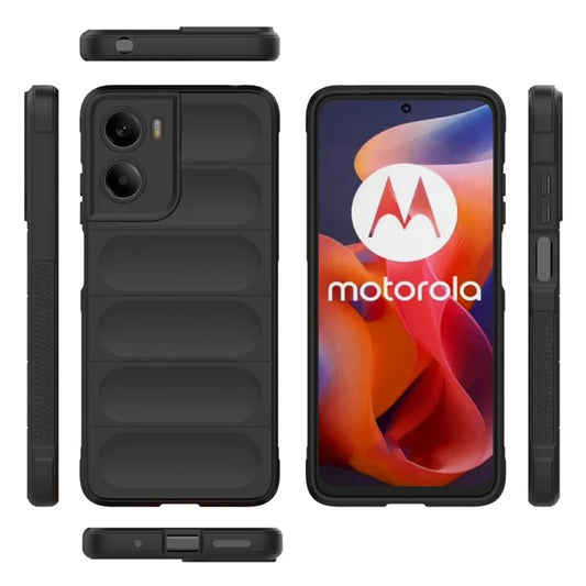 Θήκη για Motorola Moto E15 / G05, Techsuit, Magic Shield, Μαύρο