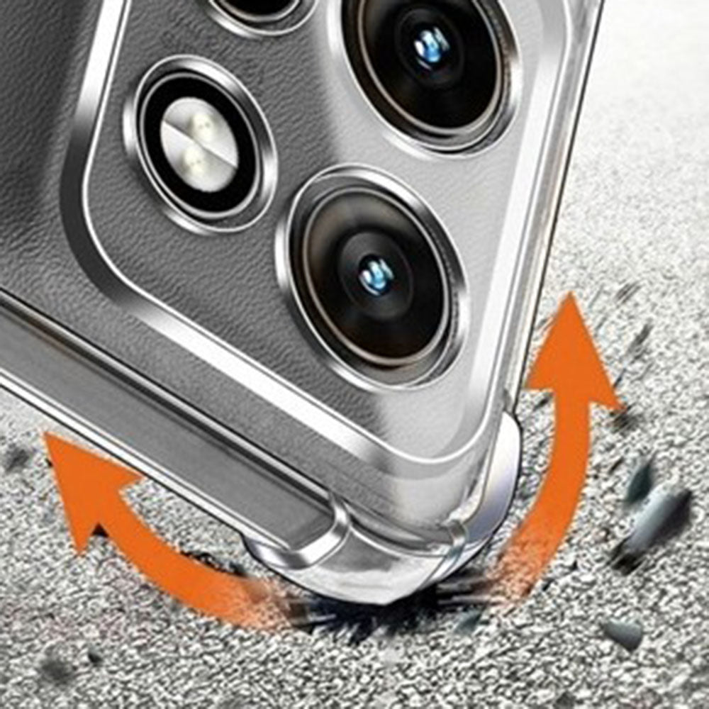Case for Motorola Moto G86 Power, Techsuit, Shockproof Clear, Transparent
