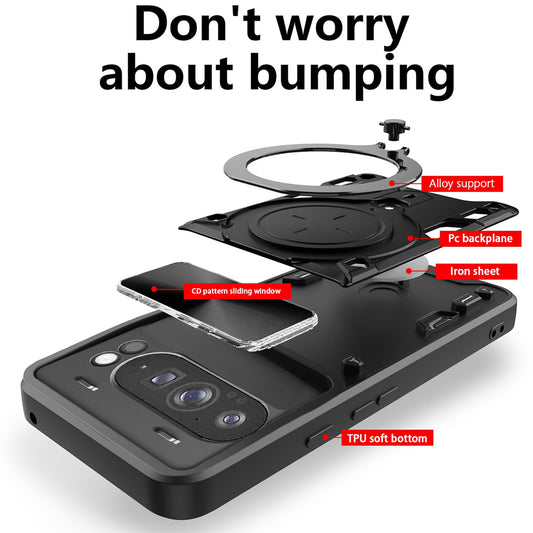 Θήκη για OnePlus 13R, Techsuit, CamGuard Pro, Ροζ Χρυσό